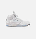 Air Jordan 5 Retro OG White Metallic Men's Shoe - White/Metallic Silver/Black