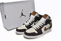 Air Jordan 1 Mid SE Brown Basalt Oatmeal Reps Sneaker DO6699-200