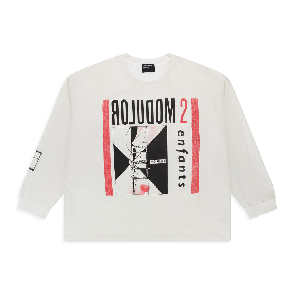 Vintage White Modular LS T-Shirt