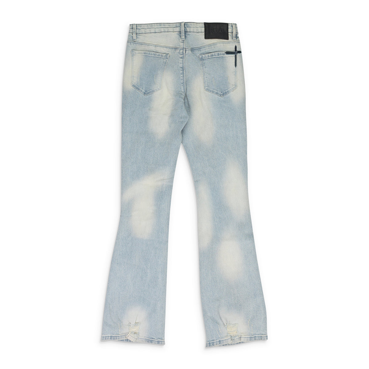 BLUE DISTRESSED SKINNY JEANS