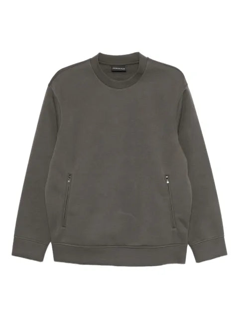 Emporio Armani zip-pocket sweatshirt