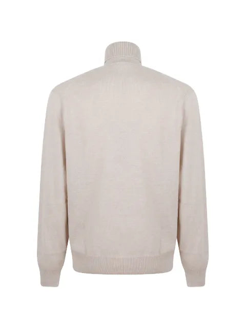Cruciani roll-neck ribbed-trim sweater