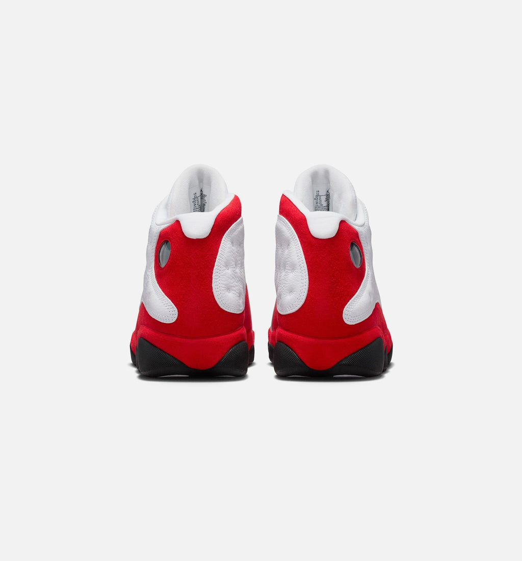 Air Jordan 13 Retro White and University Red Men's – White/Black/True Red