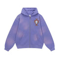 Vale Forever Vale Crest Rhinestone Zip Hoodie — Purple