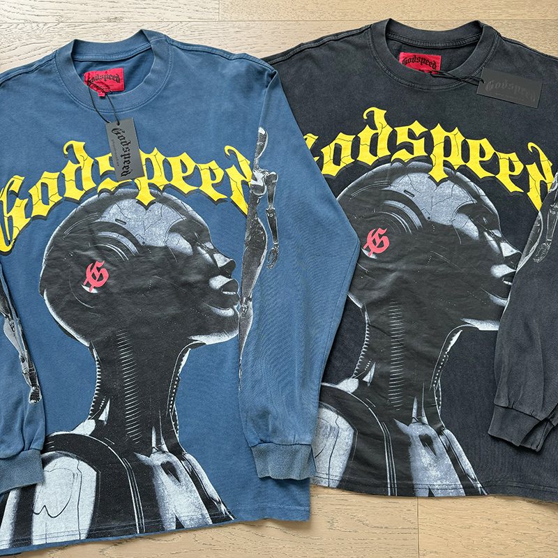 Godspeed Out of Many One Washed Long-Sleeve T-Shirt